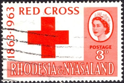 kol.bryt.Rhodesia&Nyasaland red cross 3 d.