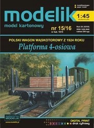 Polski wagon wąskotorowy z 1924 roku