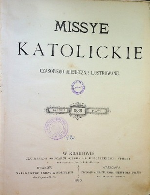 Missye katolickie Czasopismo miesięczne