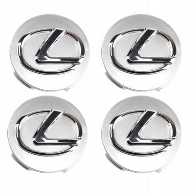 4 PIEZAS LEXUS TAPACUBOS PARA DISCOS KAPSLE TAPA 62MM  