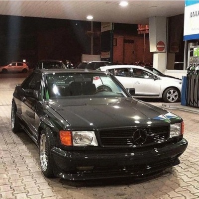 Mercedes-benz sec w126 купе – widebody amg look фото №1
