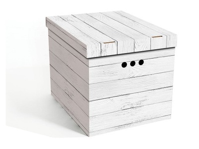 Pudełko użytkowe karton XL pudła pudło deska szara