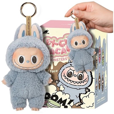 THE MONSTERS Macaron Labubu 3個 LABUBU THE MONSTERS EXCITING MACARON - potworek pluszowa maskotka