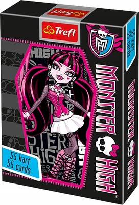 Trefl Karty do gry Monster High 55 sztuk