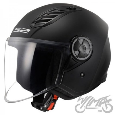 CASCO LS2 OF616 AIRFLOW II SOLID MATT BLACK-06 XS  