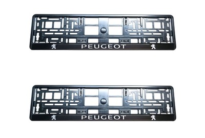 CUADRO PARA TABLICE REJESTRACYJNA PEUGEOT 2 PIEZAS  