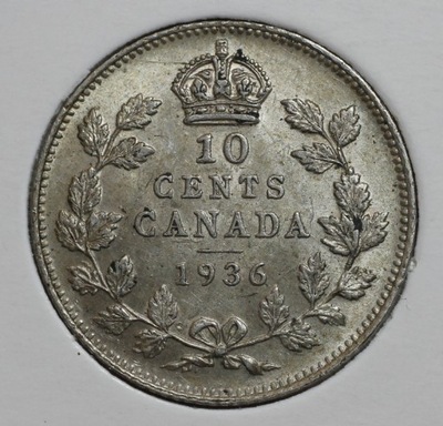 10 centów 1936 Kanada