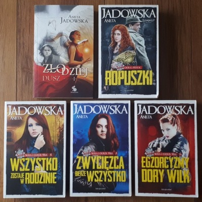 Aneta Jadowska - zestaw 5 książek