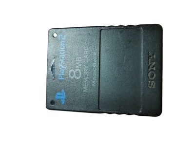 KARTA PAMIĘCI MEMORKA 8MB PLAYSTATION 2 SCPH-10020 ORYGINAŁ! CZARNA|| PS2