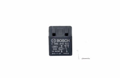 BOSCH RELĖ SROVĖS DARBO V A 30A 12V SKAIČIUS BIEGUNOW 5SZT 