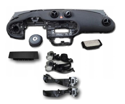 Smart 453 панель приладів консоль подушка безпеки ремені фото №1