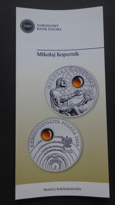 50 zł 2023 Mikołaj Kopernik-folder, stan I