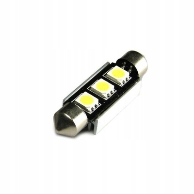 DE DIODOS LUMINOSOS LUZ C5W CANBUS 3X SMD PARA REJESTRACJE  