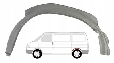 Ремкомплект подкрылок заднего vw transporter t4 le фото №1
