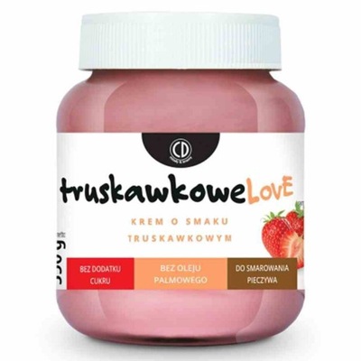 Krem o smaku truskawkowym TRUSKAWKOWELOVE CD 350g