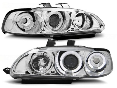 Лампы nowe honda civic 5 91-95 2d/3d кольца хром фото №1