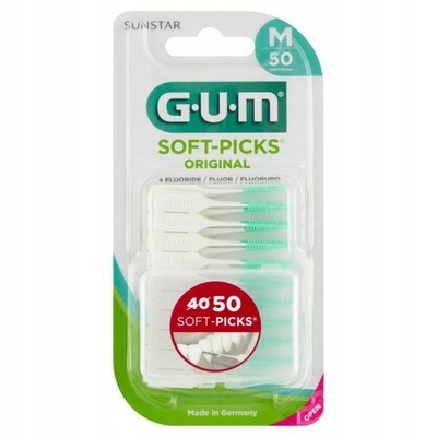 Gum Soft-Picks Original medium Szczoteczki międzyzębowe 50 sztuk