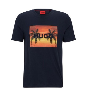 Hugo t-shirt Dulive_U232 granatowy M