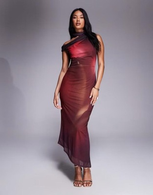 RIVER ISLAND ASYMETRYCZNA MAXI SUKIENKA 7IN ZT1__S