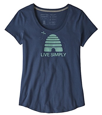 Patagonia LIVE Simply ORGANIC SCOOP T-Shirt-XS