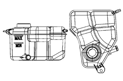 MAHLE БАК РОЗШИРЮВАЛЬНИЙ РІДИНИ ОХОЛОДЖУЮЧОЇ FORD FIESTA V FUSION