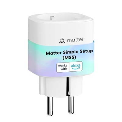 Gniazdko Meross WiFi Matter inteligentne Smart Plug HomeKit Alexa