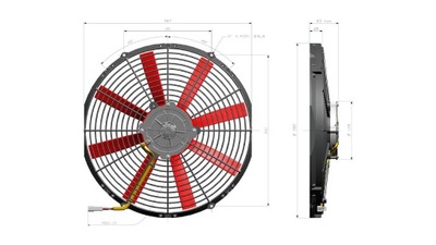 VENTILADOR OSIOWY 350MM 24V, TLOCZACY - 90050235  