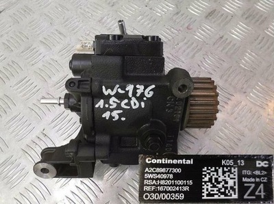 MERCEDES A W176 1.5 CDI PUMP HIGH PRESSURE FUEL PUMP 5WS40978  