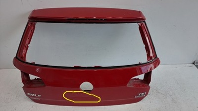 Vw golf vii крышка багажника задняя фото №1