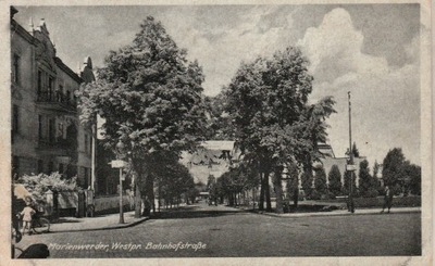 Kwidzyn. Marienwerder. Bahnhofstrasse.