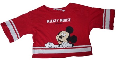 H&M Disney Myszka Mickey crop nadruk 134-140