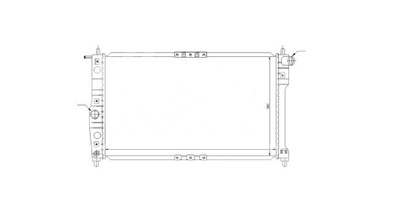 RADUADOR DAEWOO NUBIRA 08.99- 96273596  