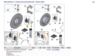 BMW SERII 5 F10 F11 SERII 6 F12 JUEGO ZAPATAS  