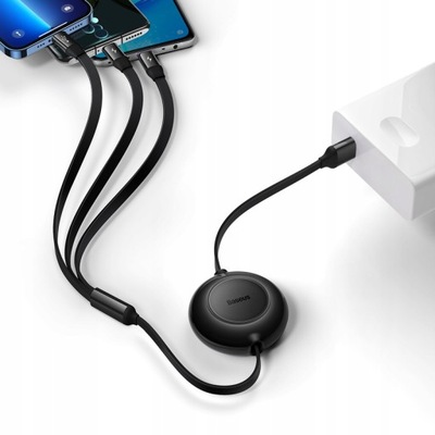 Kabel USB - USB typ C / microUSB / Lightning Baseus 1,1 m