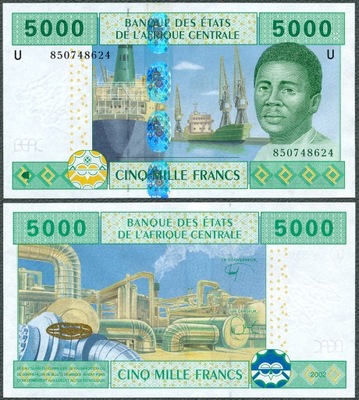 CFA - Kamerun - 5000 franków 2002 (2017) * P209Ue