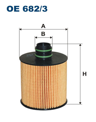 FILTER OILS FILTRON OE682/3 OE6823  