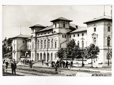 KRYNICA-ZDRÓJ - STARY DOM ZDROJOWY LATA 50. PRL