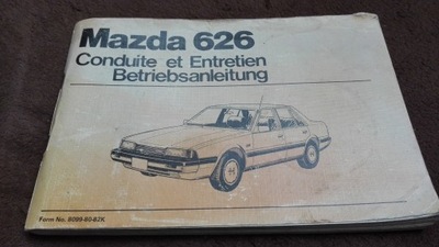 MAZDA 626 MANUAL MANTENIMIENTO LIBRO 1982 RARYTAS  