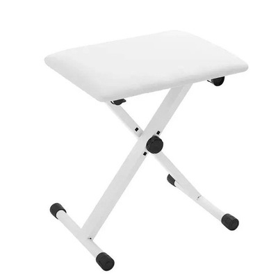 KALINE D-90WH BIAŁY STOŁEK DO KEYBOARDU KRZESŁO DO PIANINA SKŁADANE