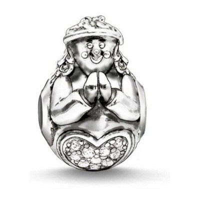 Paciorek Damski Thomas Sabo K0182-643-14 (1 cm) Srebrzysty (1 cm)