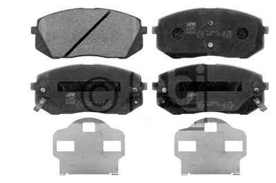 Тормозные колодки тормозные kia sportage 05- перед febi bilst фото №1