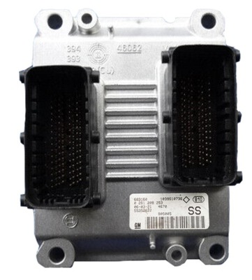 КОМПЬЮТЕР ECU OPEL CORSA C 1.2 55352622 0261208253