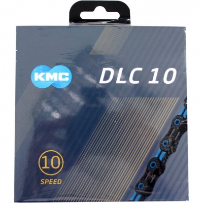 Łańcuch rowerowy KMC DLC10 116og Czarno-Niebieski