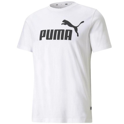 Koszulka męska Puma ESS Logo Tee biała XL