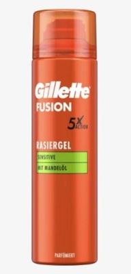 Gillette Fusion Sensitive 5 żel do golenia 200ml