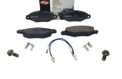 Тормозные колодки перед delphi nissan kubistar peugeot 306 renault clio kangoo thalia фото №1