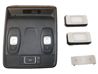 Renault clio v captur ii освещение кабины салон лампа led салона sos фото №1