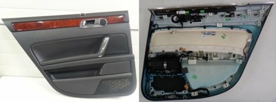 Vw phaeton 04 r обивка дверь левый задняя kompletny фото №1