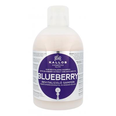 Kallos Cosmetics Blueberry 1000 ml dla kobiet Szampon do włosów