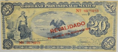 2.di.Meksyk, 20 Pesos 1914, P.S705, St.2